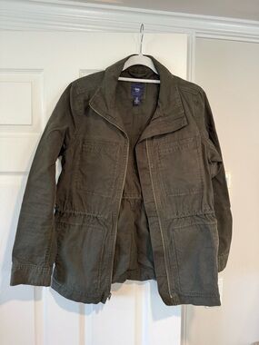 GAP Olive Utility Jacket, Women’s